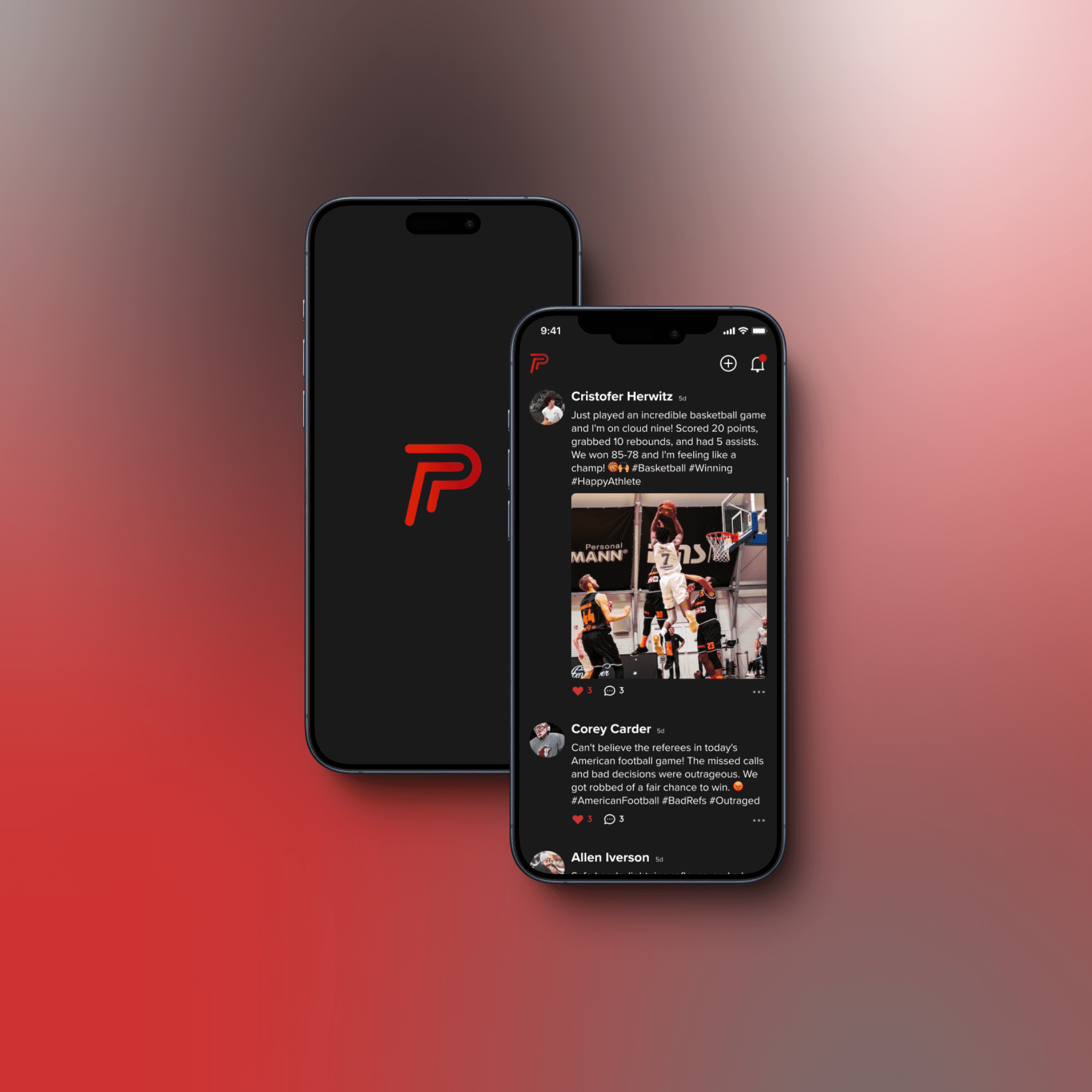 Prolete screens showing scout-side discovery and evaluation flows
